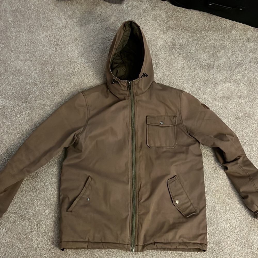 Element Wolfeboro Collection winter weather resistant brown jacket